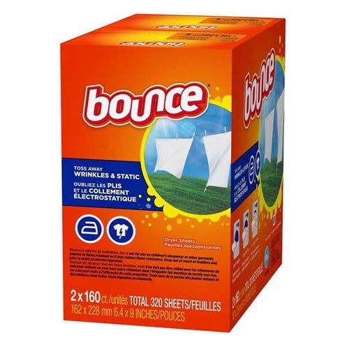 SET 2 HỘP GIẤY THƠM XẢ VẢI BOUNCE OUTDOOR FRESH DRYER 160 X 2 SHEETS