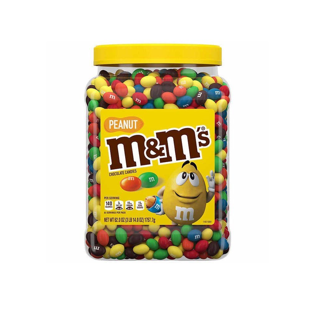 HỘP KẸO CHOCOLATE NHÂN ĐẬU PHỘNG M&M'S 1.758KG