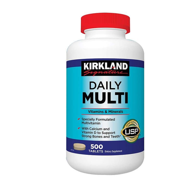 THỰC PHẨM BỔ SUNG VITAMIN TỔNG HỢP DAILY MULTI KIRKLAND 500V