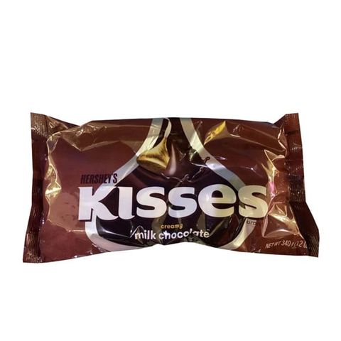 GÓI KẸO CHOCOLATE HERSHEY'S KISSES CREAMY MILK CHOCOLATE 340G