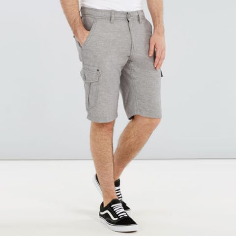 QUẦN SHORT LINEN NAMCAO CẤP NHẬP KHẨU PRIVATE MEMBER 25110564 LIGHT GREY