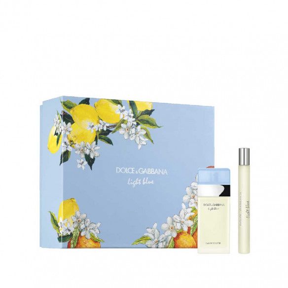 SET NƯỚC HOA NỮ EAU DE TOILETTE DOLCE & GABBANA LIGHT BLUE 25ML+10ML