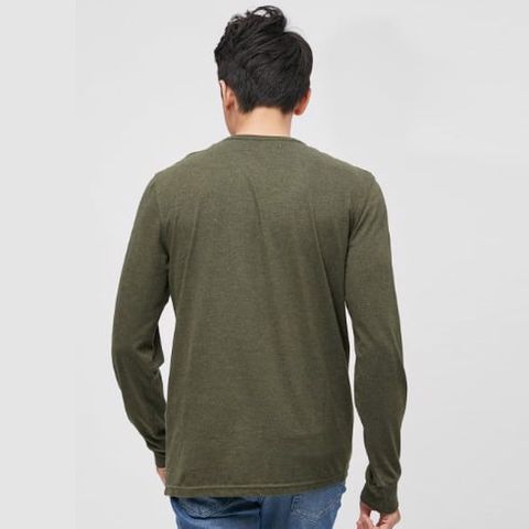 ÁO THUN TAY DÀI NAM CAO CẤP NHẬP KHẨU CELIO JESCAPE DARK GREEN 01