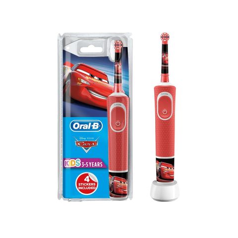 HỘP BÀN CHẢI ĐIỆN DÀNH CHO BÉ TRAI ORAL-B DISNEY PIXAR CARS