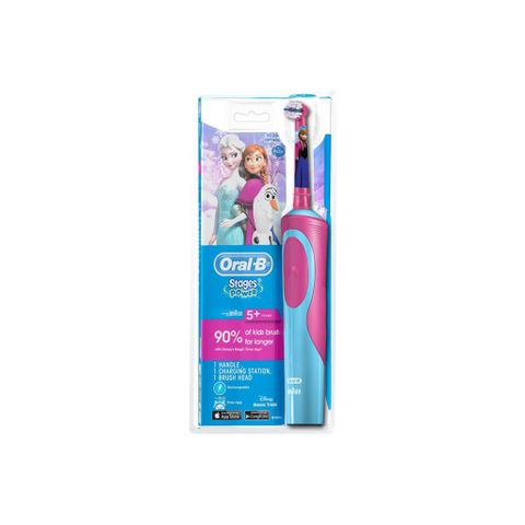 BÀN CHẢI ĐIỆN TRẺ EM ORAL-B DISNEY FROZEN GIÚP TRẮNG RĂNG, SẠCH MẢNG BÁM