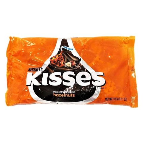 GÓI KẸO CHOCOLATE HERSHEY'S KISSES CREAMY MILK CHOCOLATE WITH HAZELNUTES 315G