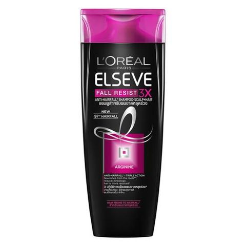 DẦU GỘI GIÚP NGĂN GÃY RỤNG TÓC LOREAL PARIS ELSEVE FALL RESIST 3X SHAMPOO - 330ML