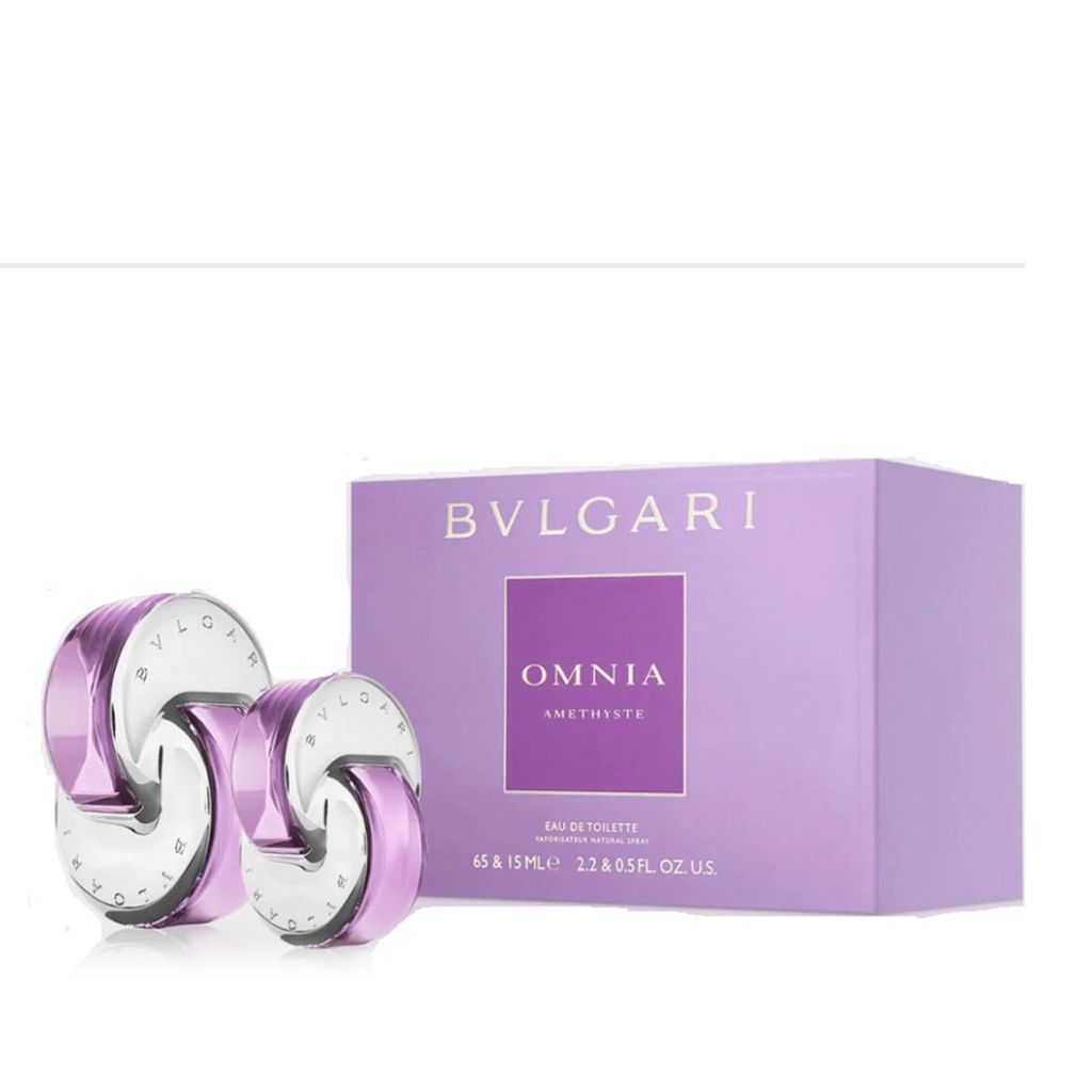 SET NƯỚC HOA NỮ EAU DE TOILETTE BVLGARI OMNIA AMETHYSTE EDT 65ML/15ML