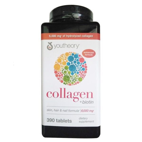 THỰC PHẨM BỔ SUNG COLLAGEN  YOUTHEORY COLLAGEN ADVANCED FORMULA 390 TABLETS
