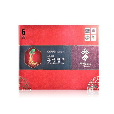 THỰC PHẨM BỔ SUNG HỒNG SÂM LÁT TẨM MẬT ONG SOBAEK KOREA 20G X 10 GÓI