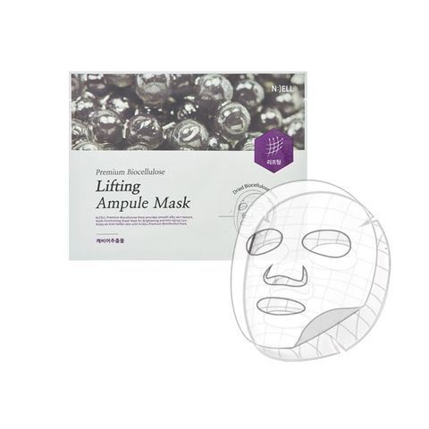 MẶT NẠ SĂN CHẮC DA VÀ NÂNG CƠ MẶT - PREMIUM BIOCELLULOSE LIFTING AMPULE MASK - N:CELL