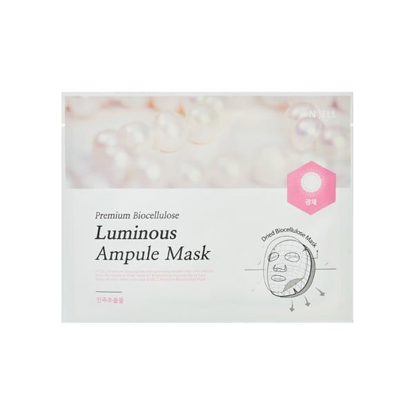 MẶT NẠ CAO CẤP GIẢM NÁM SÁNG HỒNG CĂNG BÓNG DA - PREMIUM BIOCELLULOSE LUMINOUS AMPULE MASK - N:CELL