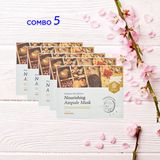 COMBO MẶT NẠ CAO CẤP TÁI TẠO NUÔI DƯỠNG DA LÃO HÓA TỔN THƯƠNG - PREMIUM BIOCELLULOSE NOURISHING AMPULE MASK - N:CELL