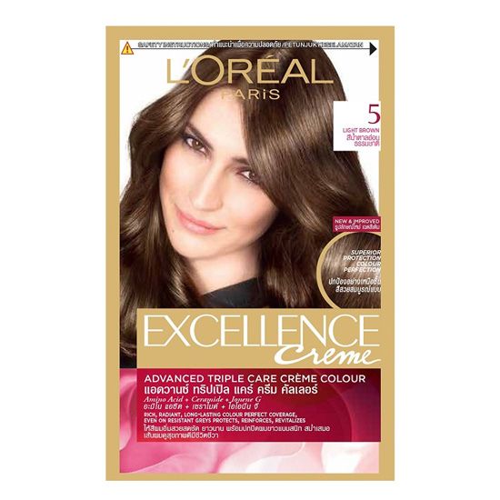 MÀU NHUỘM DƯỠNG TÓC LOREAL PARIS EXCELLENCE CRÈME 3 NÂU SÁNG TỰ NHIÊN 172ML