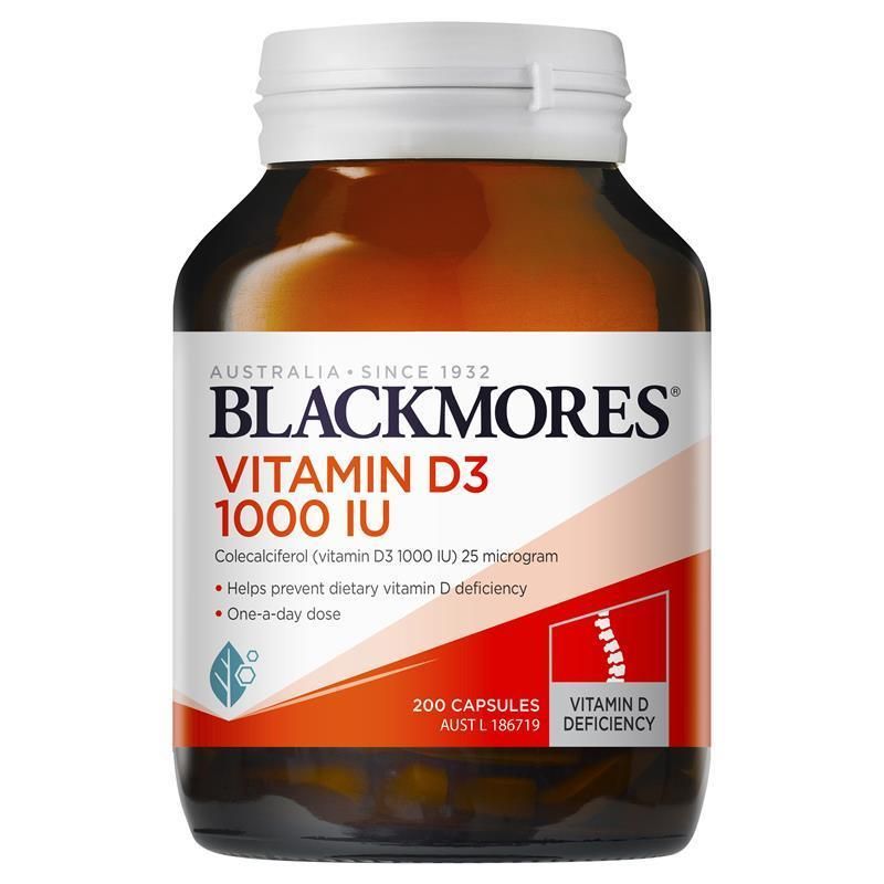 THỰC PHẨM BỔ SUNG BLACKMORES VITAMIN D3 1000IU 200 VIÊN