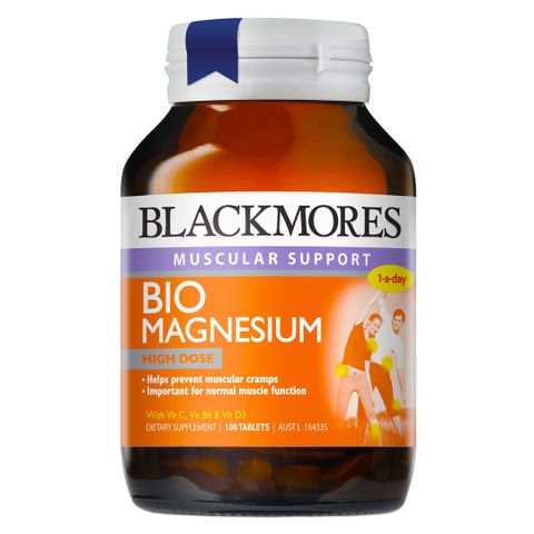 THỰC PHẨM BỔ SUNG HỖ TRỢ CƠ BẮP MAGIE BLACKMORES BIO MAGNESIUM 100 VIÊN