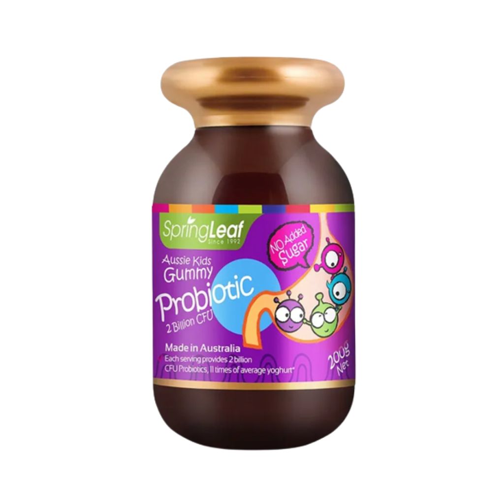 THỰC PHẨM BỔ SUNG KẸO DẺO LỢI KHUẨN TRẺ EM SPRING LEAF KIDS GUMMY PROBIOTIC 200G