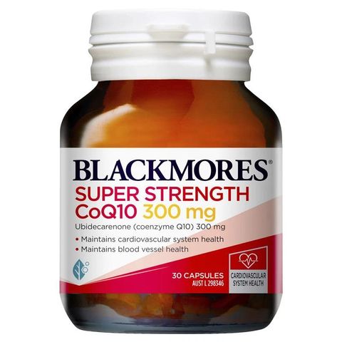 THỰC PHẨM BỔ SUNG HỖ TRỢ TIM MẠCH BLACKMORES SUPER STRENGHT COQ10 300MG 30 VIÊN