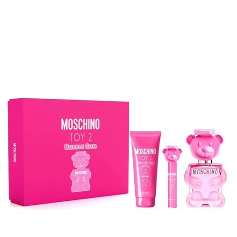 SET NƯỚC HOA NỮ EAU DE TOILETTE MOSCHINO TOY 2 BUBBLE GUM EDT 100ML/10ML/100ML