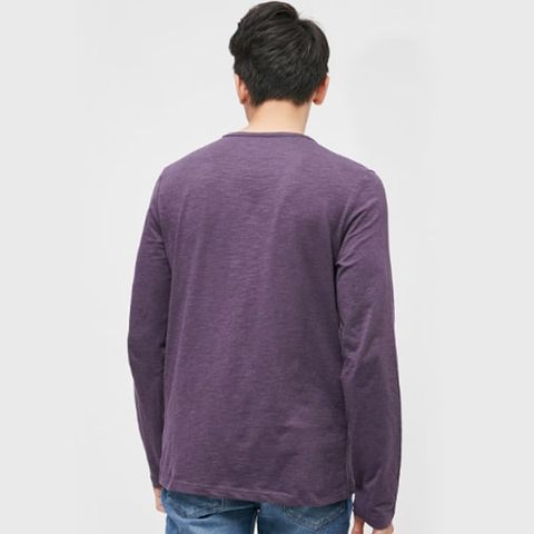 ÁO THUN TAY DÀI NAM CAO CẤP NHẬP KHẨU CELIO ABELONG PURPLE