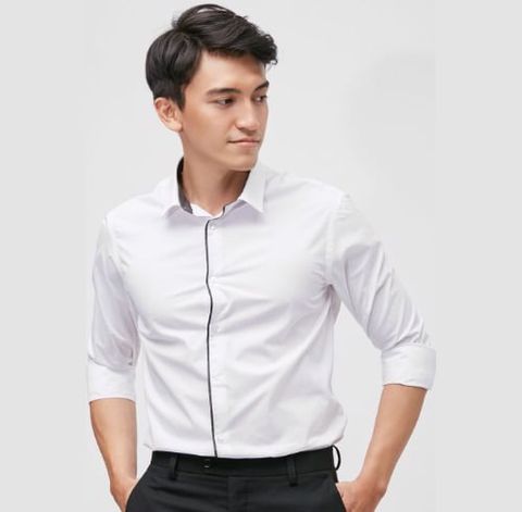 ÁO SƠ MI TAY DÀI NAM CAO CẤP NHẬP KHẨU CELIO GAKO BLANC