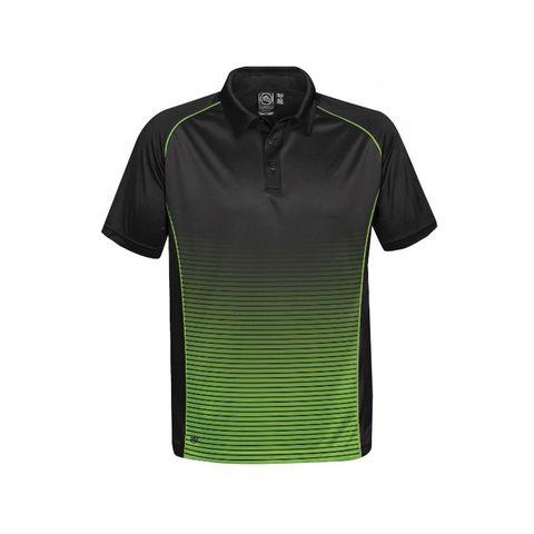 ÁO POLO NAM STORMTECH CHỐNG TIA CỰC TÍM, CHỐNG TRẦY XƯỚC VÀ KIỂM SOÁT ĐỘ ẨM GTP-1 BLACK/SPRING GREEN