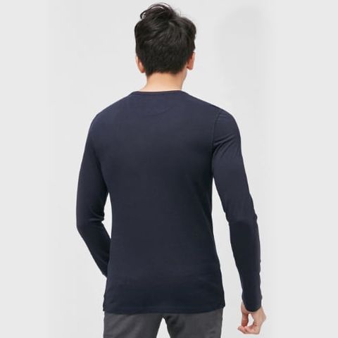 ÁO THUN TAY DÀI NAM CAO CẤP NHẬP KHẨU CELIO JEBLOCKMIX NAVY