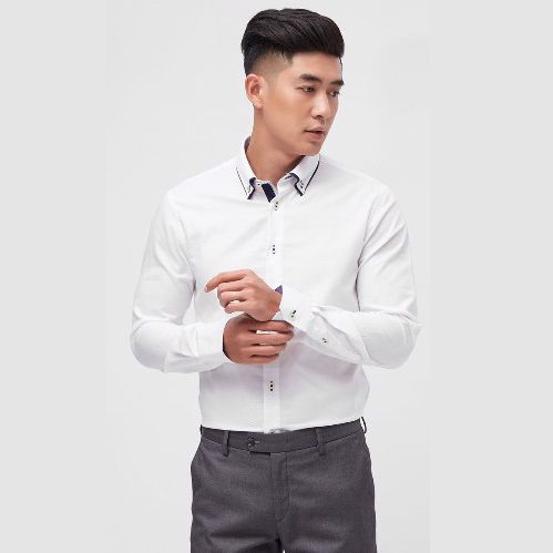 ÁO SƠ MI TAY DÀI NAM NAM CAO CẤP NHẬP KHẨU CELIO LADOOBLE BLANC