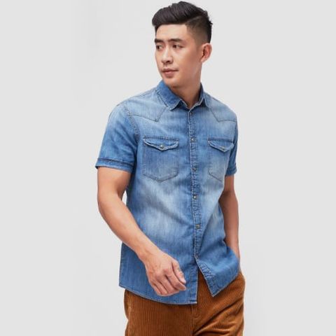 ÁO SƠ MI TAY NGẮN NAM CAO CẤP NHẬP KHẨU CELIO LASUNNY DOUBLE STONE