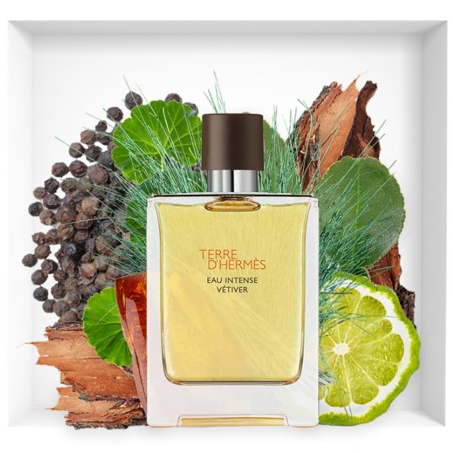 SET NƯỚC HOA NAM EAU DE PARFUM HERMÈS TERRE D'HERMÈS EAU INTENSE VETIVER EDP 100ML/7.5ML/50ML