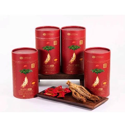 HỘP KẸO KHÔNG ĐƯỜNG HẮC SÂM 6 NĂM TUỔI HÀN QUỐC GOLDEN HEALTH 250G