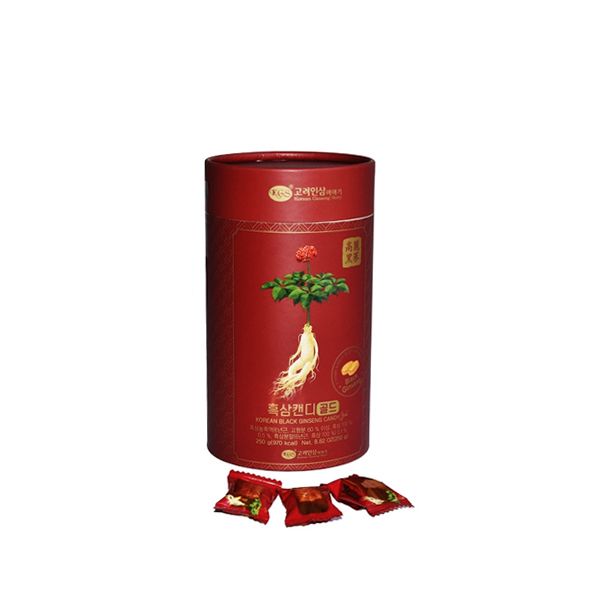 HỘP KẸO KHÔNG ĐƯỜNG HẮC SÂM 6 NĂM TUỔI HÀN QUỐC GOLDEN HEALTH 250G