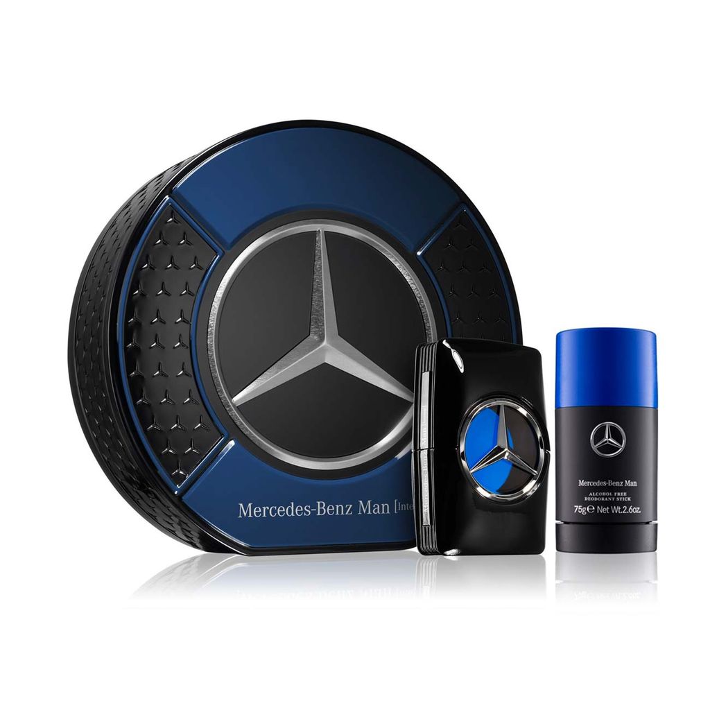 SET NƯỚC HOA NAM EAU DE TOILETTE MERCEDES-BENZ MAN INTENSE EDT 100ML/LĂN KHỬ MÙI