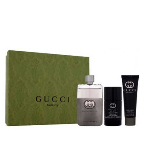 SET NƯỚC HOA NAM EAU DE TOILETTE GUCCI GUILTY POUR HOME EDT 90ML/50ML/70G