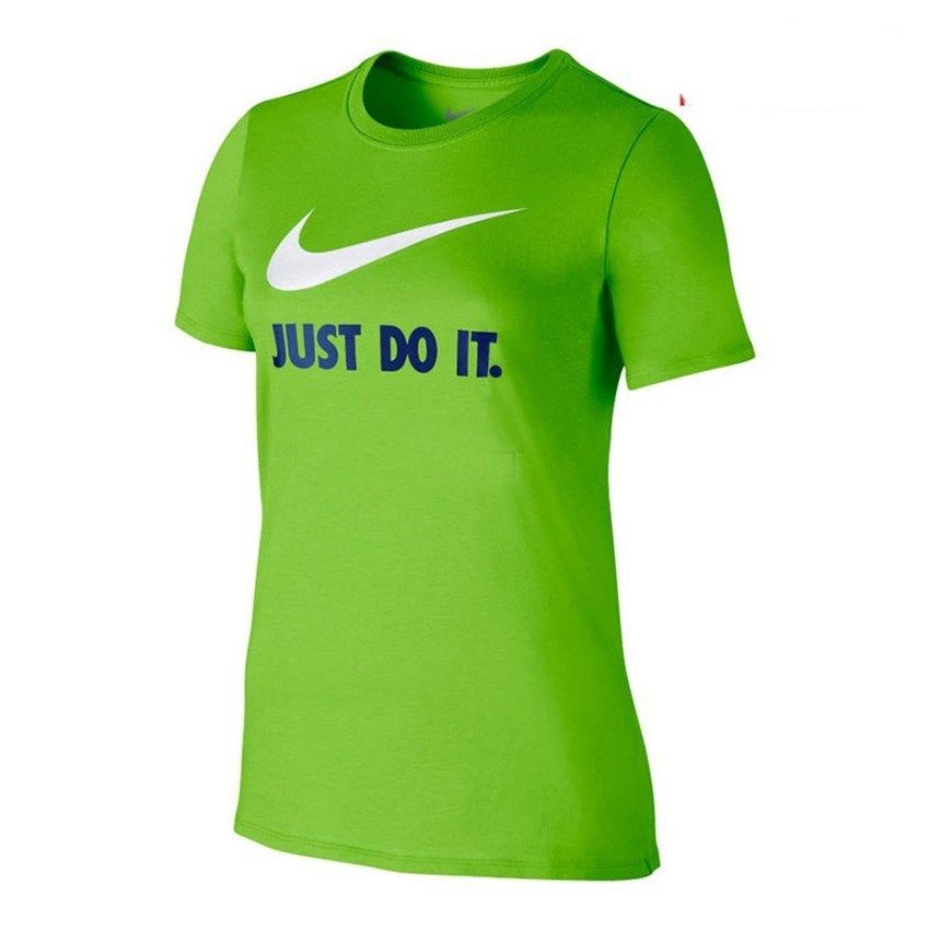 Áo thun thể thao nữ  Nike AS TEE-JDI SWOOSH CREW 685519-313 (Xanh)