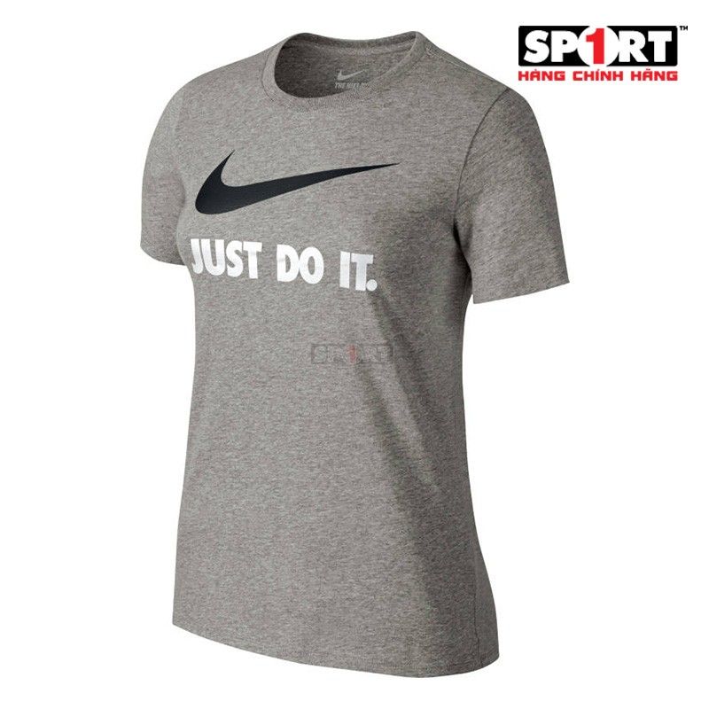 Áo thun thể thao nữ Nike AS TEE-JDI SWOOSH CREW 685519-069 (Xám)