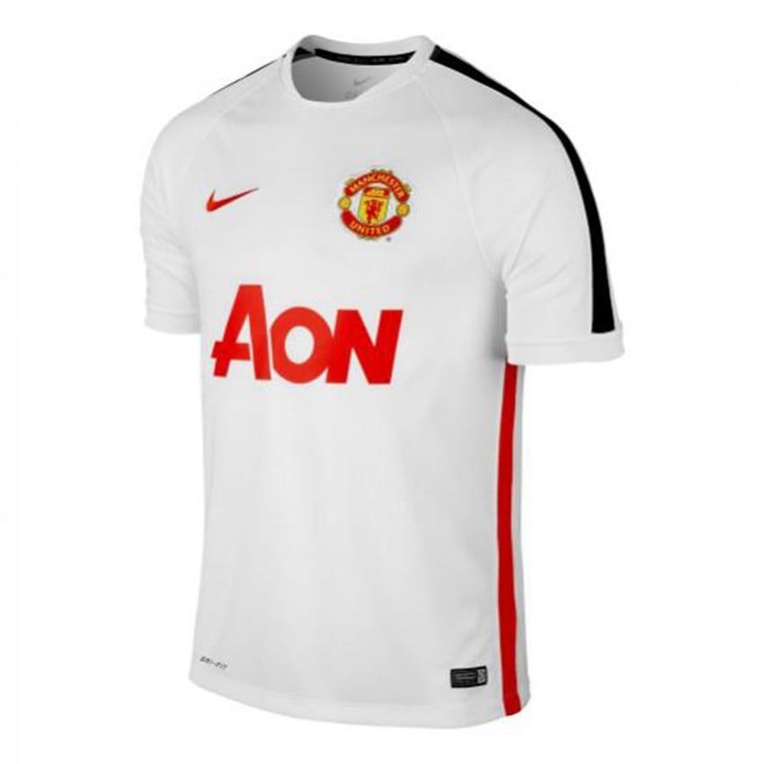 Nike - Áo thun thể thao nam Manchester United -Sleeve Training Shirt 2 643661-101 (Trắng)