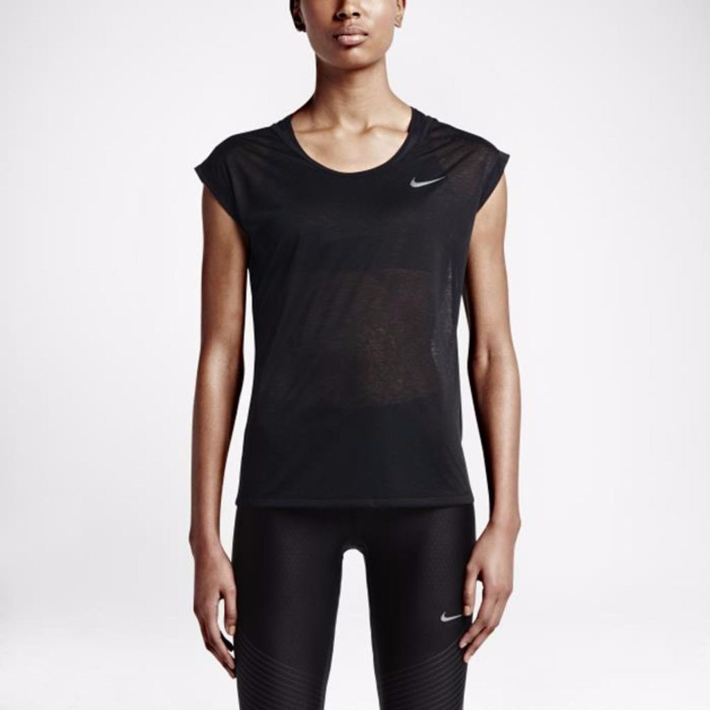 Áo thun thể thao nữ Nike AS DRI FIT COOL SHORT SLEEVE (Đen)