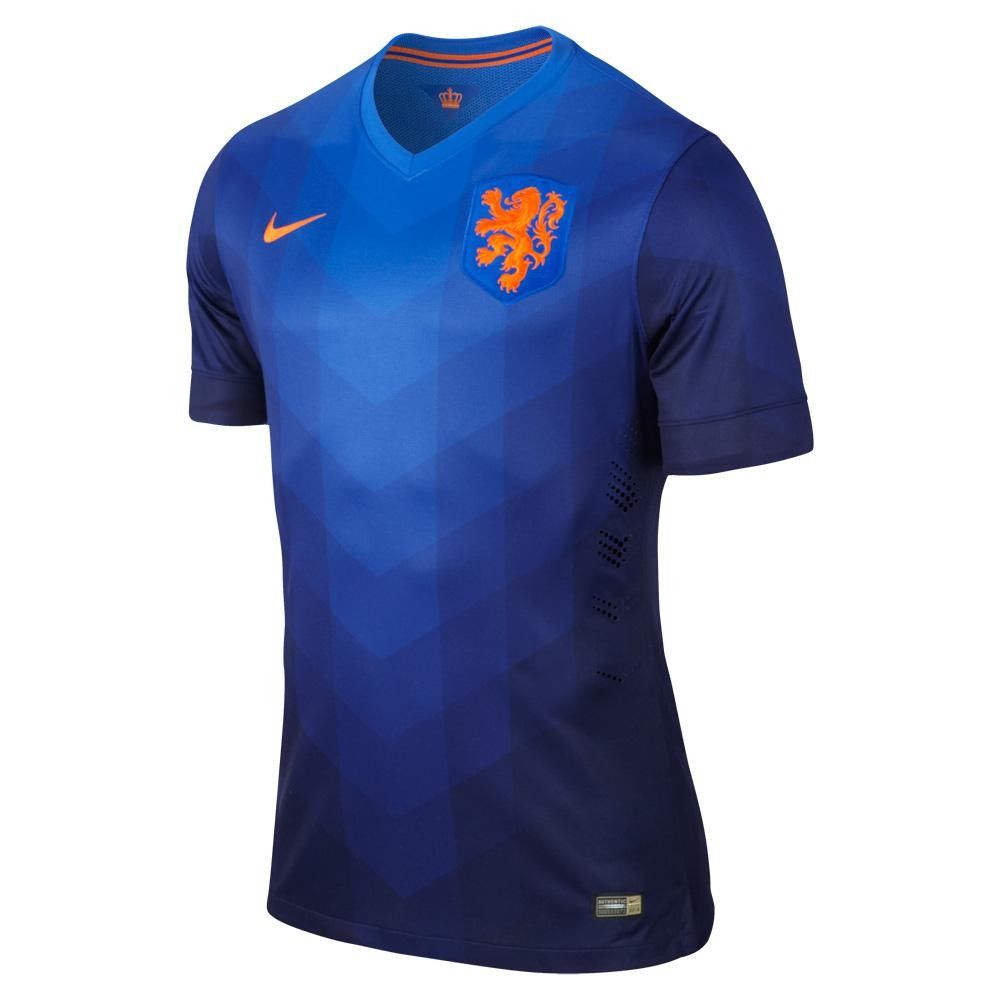 Áo thun bóng đá nam Nike WORLD CUP WORLD CUP DUTCH SS AWAY STADIUM JSY 577963-471 (Xanh dương)