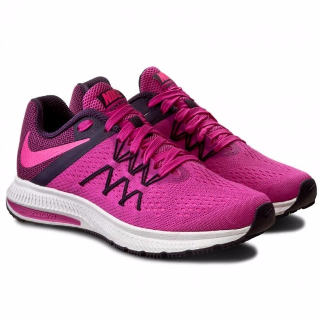 Giày thể thao thời trang nữ Nike  Women's Air Zoom Winflo 3 Running Shoe (Hồng)