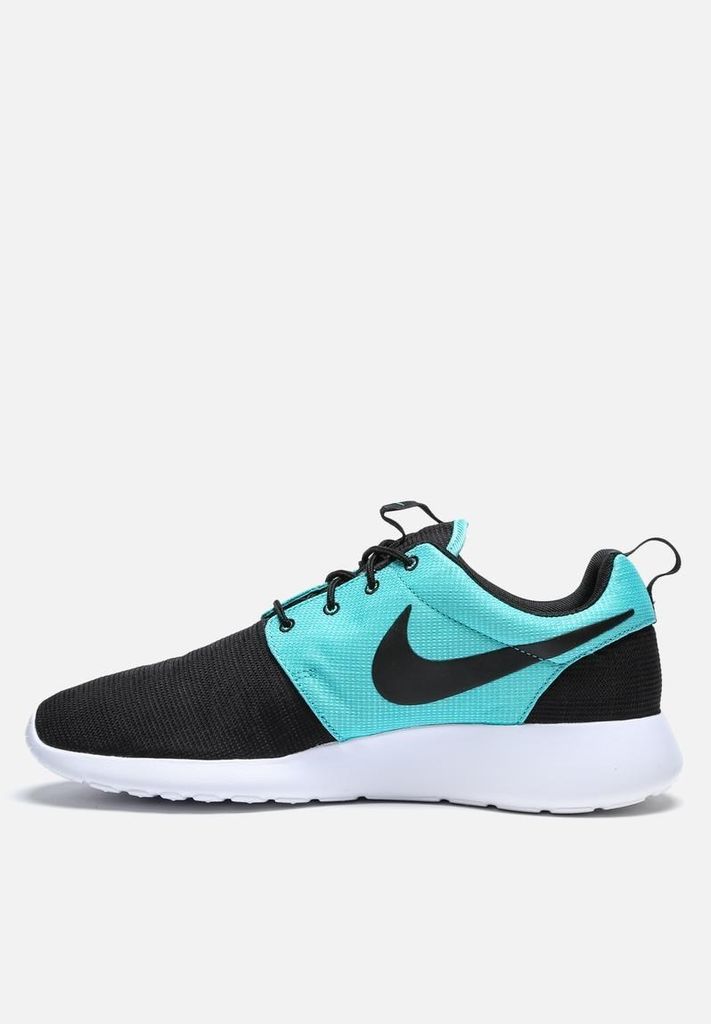 Nike - Giày thể thao nam Roshe Run 511881-025 (Đen phối xanh)