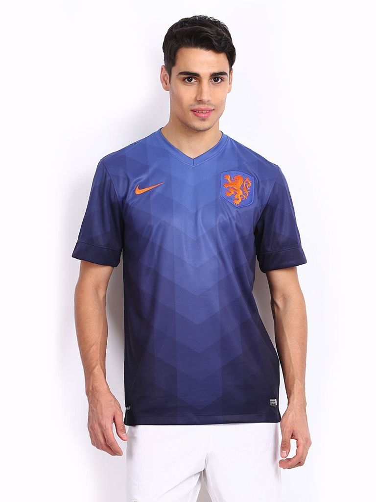 Áo thun thể thao nam  Nike WORLD CUP WORLD CUP DUTCH SS AWAY STADIUM JSY 577963-471 (XAnh)