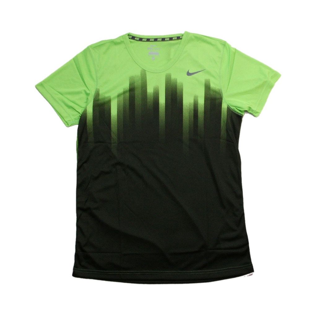 Nike - Áo Thun Nam Thời Trang Thể Thao Dri-Fit Pixel (Xanh Lá)