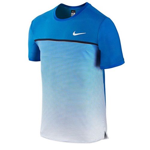 Áo thun thể thao nam Nike T-shirt AS CHLLENGR PREMIER CREW 728954-435 (Xanh dương)