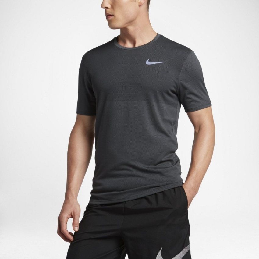 Áo thun thể thao nam Nike AS M NK ZNL CL RELAY TOP SS(Đen)