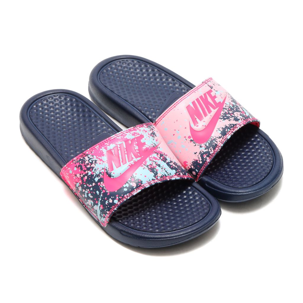 Dép quai ngang nữ Nike FW WMNS BENASSI JDI PRINT 618919-401 (Hồng)