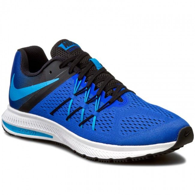 Giày chạy bộ nam Nike Footwear Men's Air Zoom Winflo 3 Running Shoe 831561-401 (Xanh dương)