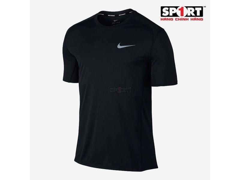 Áo thun thể thao Nam Nike APP AS M NK DRY MILER TOP SS  833592-010 (Đen)