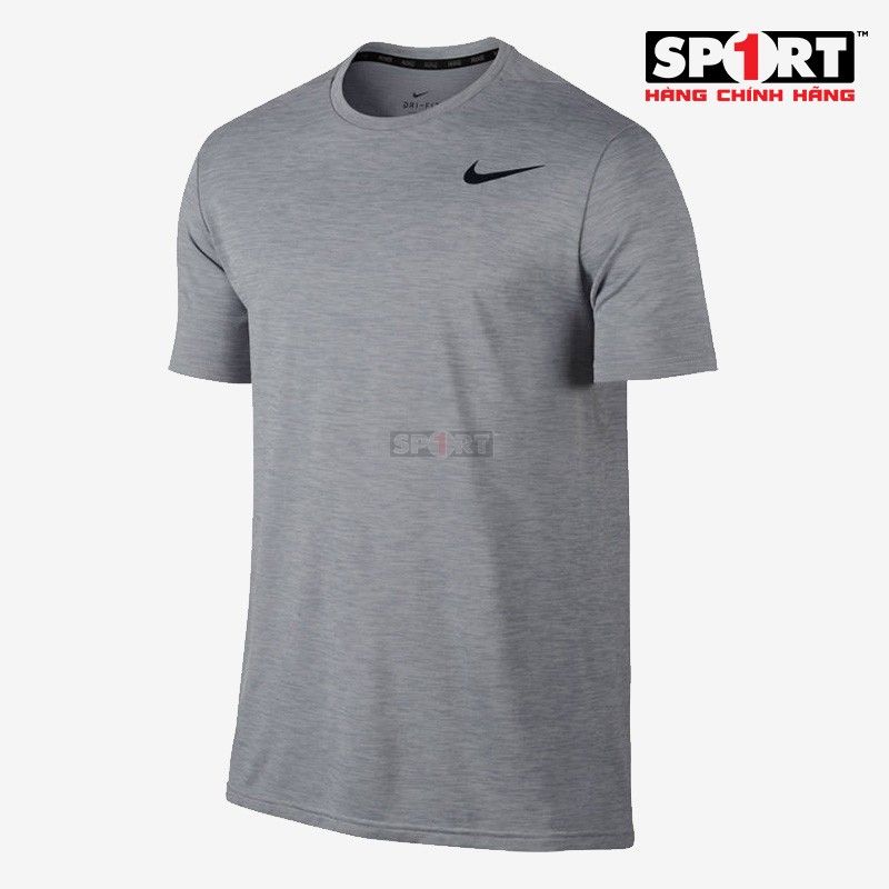 Áo thun thể thao nam Nike AS M NK BRTHE TOP SS HYPER DRY(Xám)