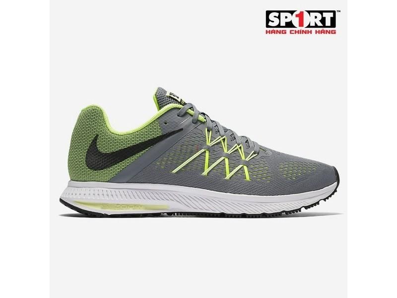 Giày thể thao nam  Men's Nike Air Zoom Winflo 3 Running Shoe  831561-014 (Xám)